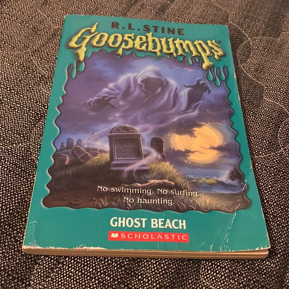 R.L Stine Goosebumps - Ghost Beach kids book